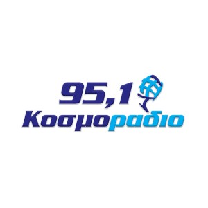 Logotipo de la emisora ​​de radio Κοσμοράδιο 95.1 FM (KosmoRadio)