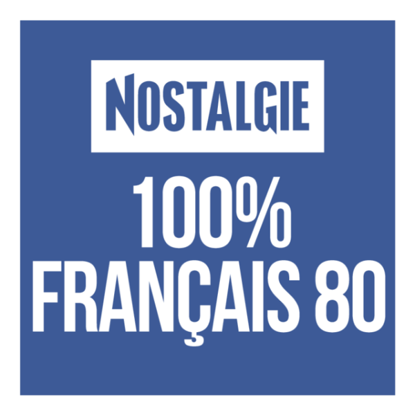 Logo de la station de radio Nostalgie 100% Français 80